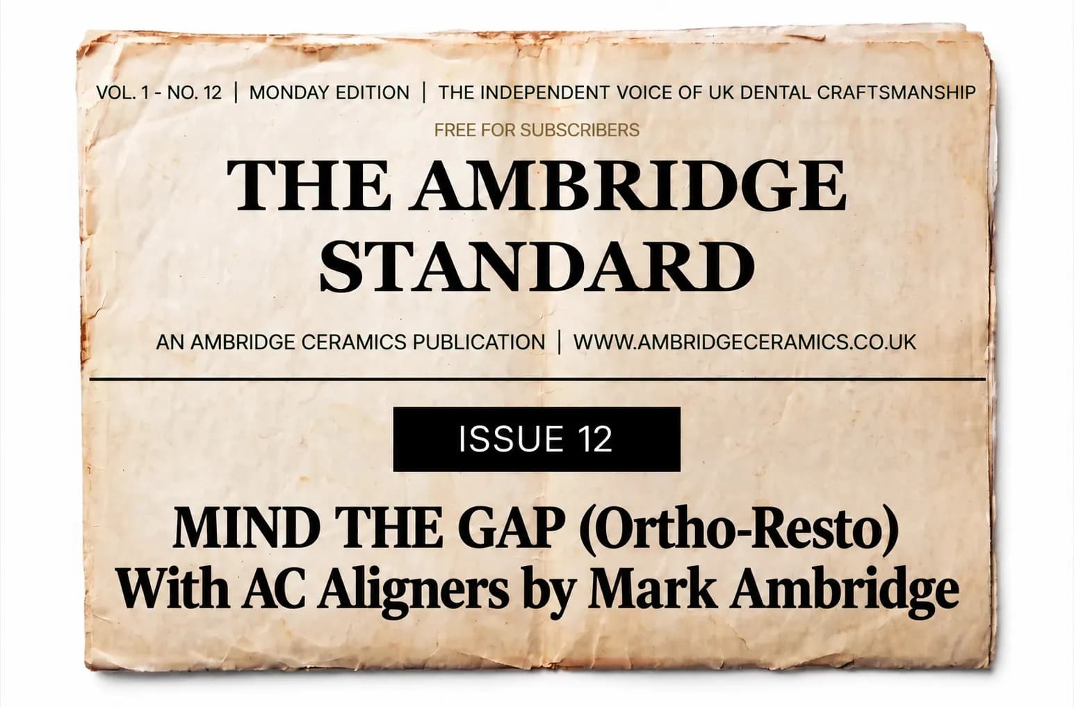 MIND THE GAP (Ortho-Resto) With AC Aligners
