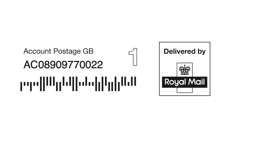 1st Class Postage Label