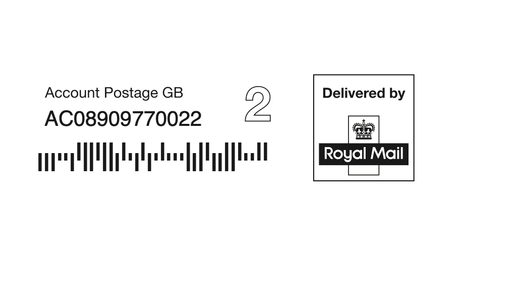 2nd Class Postage Label